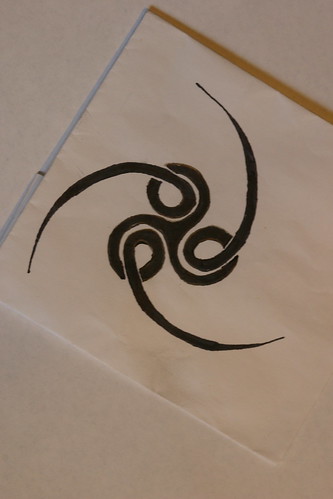 triquetra triskel tattoo