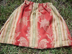 Mizan's Skirt 2- Repurposed Fabric