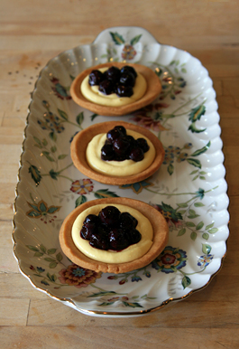 Blueberry Cream Cheese Tartlets