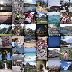 Nomadic travel mosaic: from USA to Peru, Mexico Guatemala Colombia Ecuador