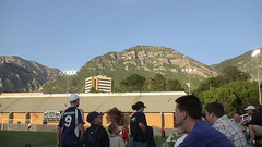 Mountains over the BYU South Field