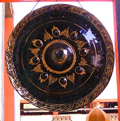 Gong in a dzong