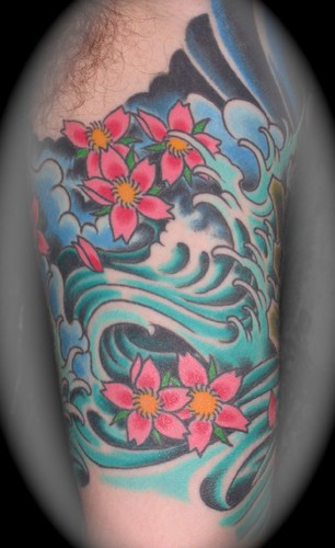 Arm Half Sleeve (1/4) half sleeve tattoo designs. Image by capnsponge