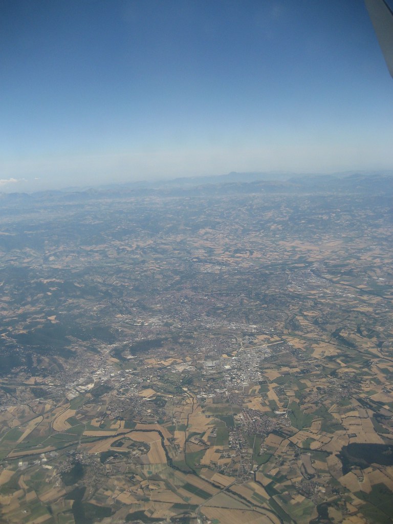 Bird's eye view of Italy