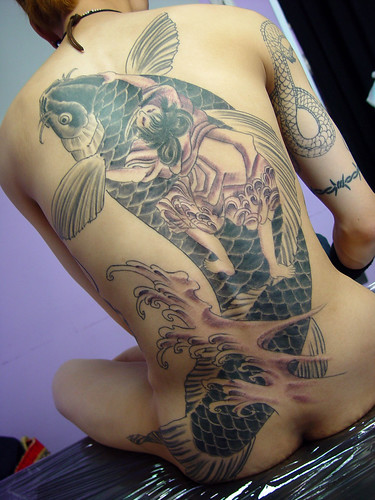 japanese koi tattoos. Japanese Koi Tattoo Design