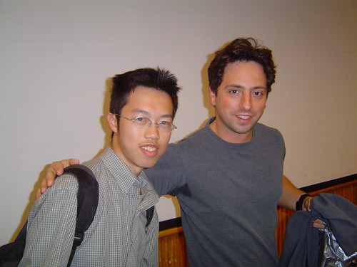 Me and Sergey Brin