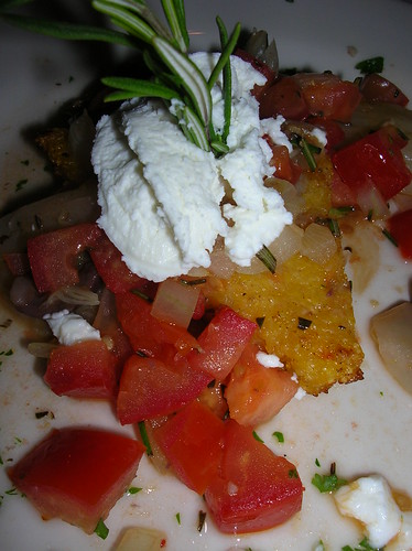 polenta at Cafe Flora