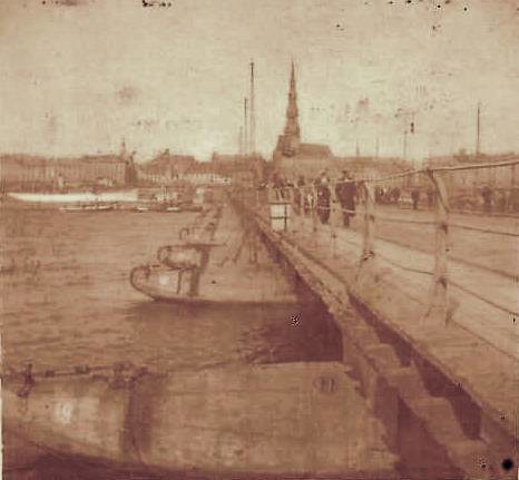 WWI Riga Imperial Russian Army - Pontoon Bridge ©  Jens-Olaf