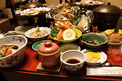 onsen super gorgeous dinner (by y_katsuuu)