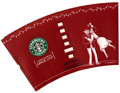 Starbucks 'Red Cup' 2005 (mistletoe)