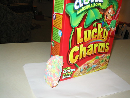 marshmallows in lucky charms. The biggest Lucky Charm