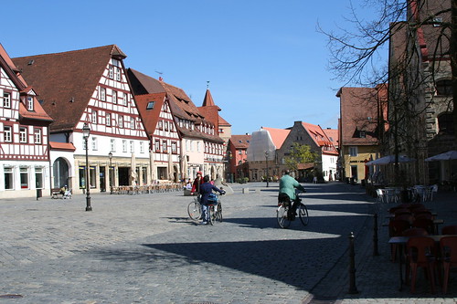 Lauf, Marktplatz, Richtung Hersbrucker Tor, 2007