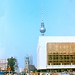 Palast der Republik with Fernsehturm, Summer 1977