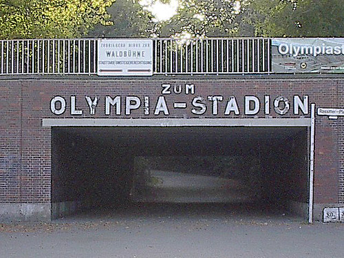 the footpath to olympic stadium.