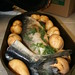dutch oven & salmon & potato