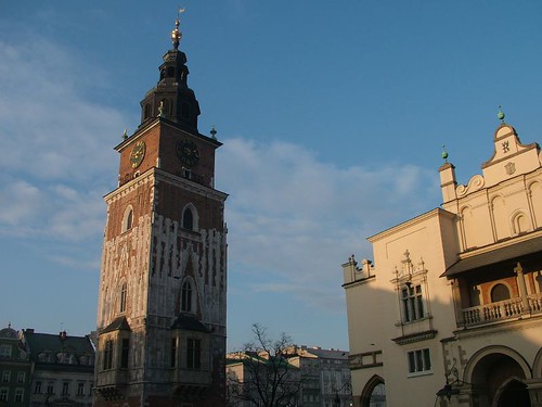 Tower from old town hall, Rynek Główny, Krakow