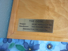 Desk plaque