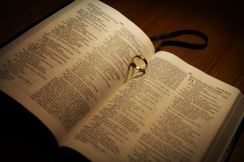 Wedding Ring in Bible by atkinsondp