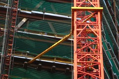 Broadgate Tower crane stabiliser