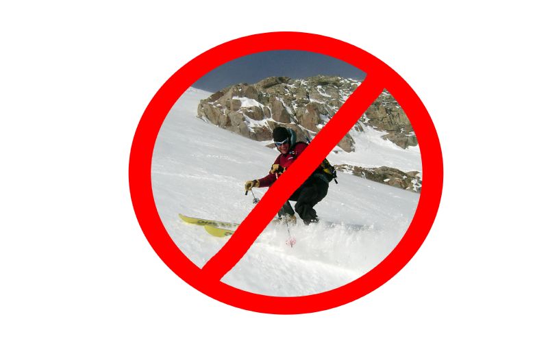 No Skiing