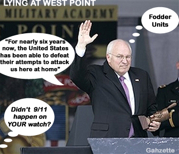 Cheney Lying at West Point
