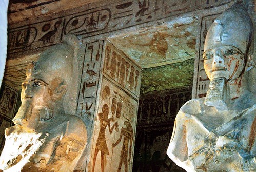 1998 Abu Simbel Tempel, interieur por Hans Ollermann.