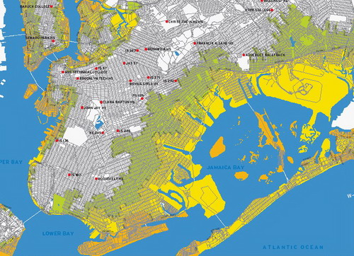 Brooklyn Hurricane Flooding Map