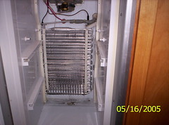 Evaporator Coil in a Side by Side Refrigerator