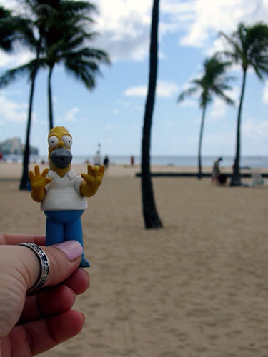 Traveling Homer - Waikiki Beach by Vaguely Artistic.