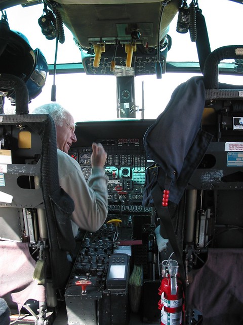 HH-65 Dolphin Cockpit: Back Seat View. View of the USCG HH-65 Dolphin rescue 