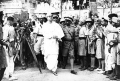 Netaji Subhash Bose - arriving at 1939 AICC me...
