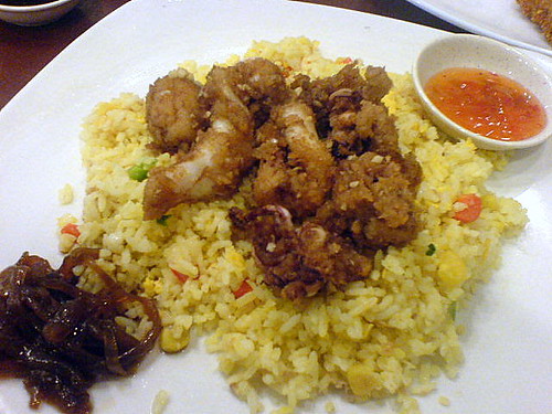 Spicy Squid Rice