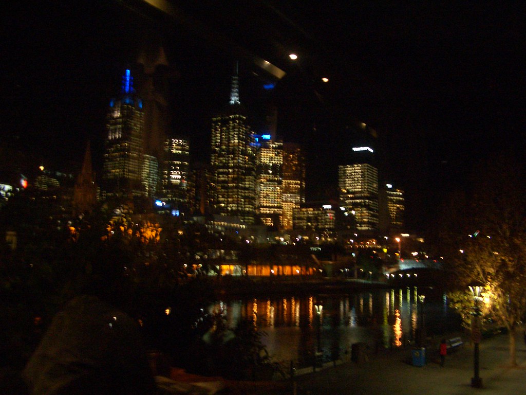 Melbourne skyline from Tutto Bene