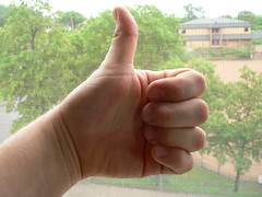 thumbs up by .nate