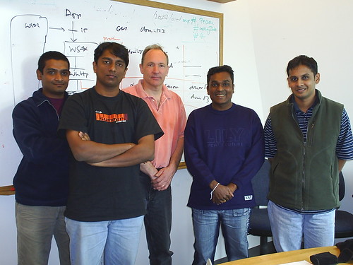 Sahana Team meetup with Sir Tim Berners Lee, inventor of the WWW, at MIT, U.S.A 