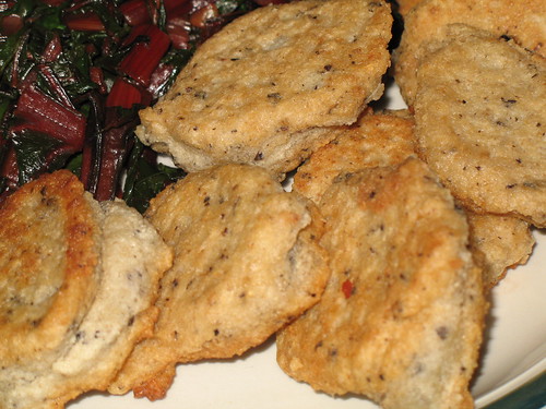 Black-Eyed Pea Fritters with Chard