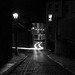 Plymouth Barbican alley lights