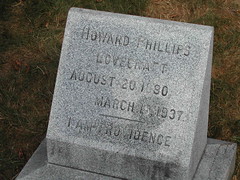 H.P. Lovecraft's grave