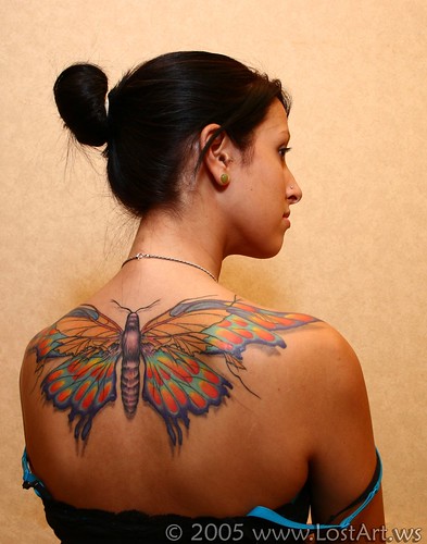 Colorful Butterfly Tattoo. Butterfly