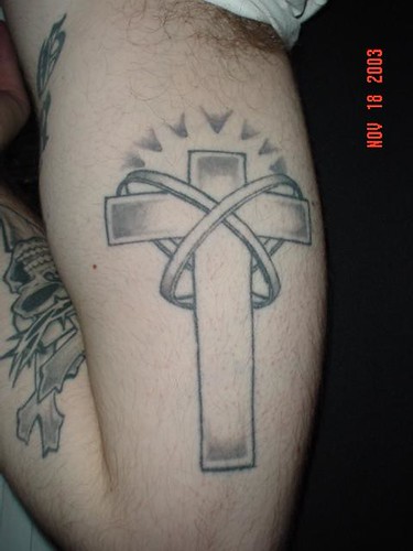 Cross Wedding Tattoo Designs