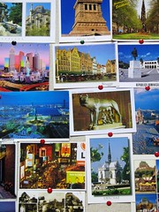 Postcard wall