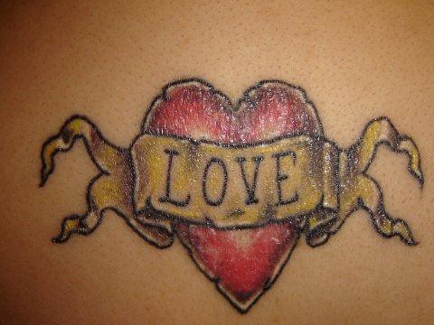 heart tattoos. love as a tattoo