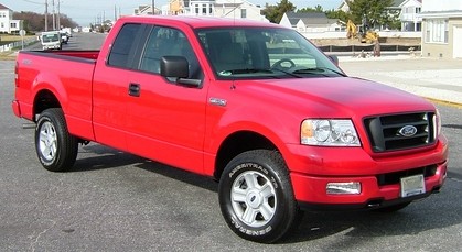 ford f150 truck red 2005 stx 4x4