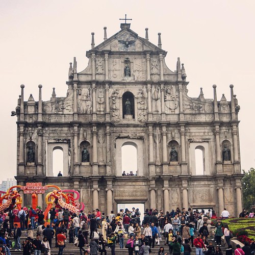    ...     #Travel #Memories #Throwback #Winter #Macau #China        ... #Ruins #Cathedral #Facade #Old #Architecture ©  Jude Lee