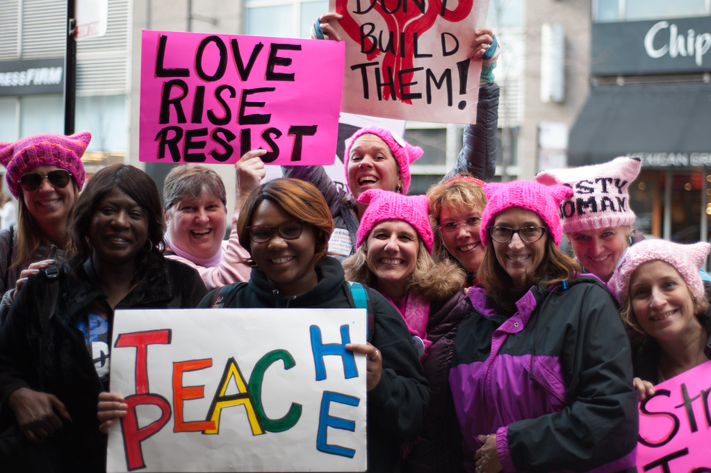 Photos from yesterday's Women's March in Chicago.