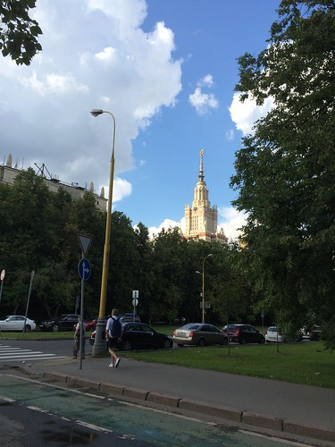 Moscow State University, up in Sparrow Hills ©  Michael Neubert