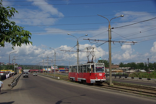 Irkutsk tram 71-605 300 ©  trolleway