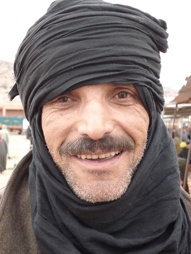 In a small market of Morocco