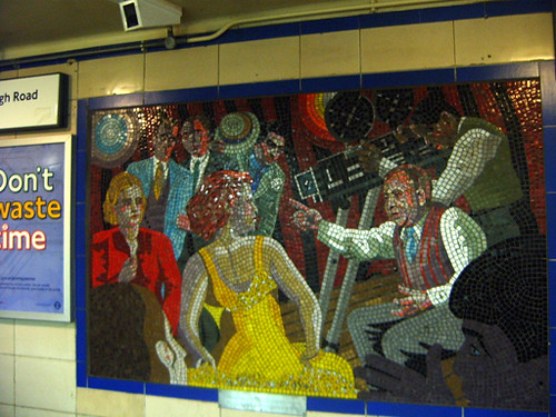 Hitchcock Leytonstone London Underground Mosaics - from ticket hall