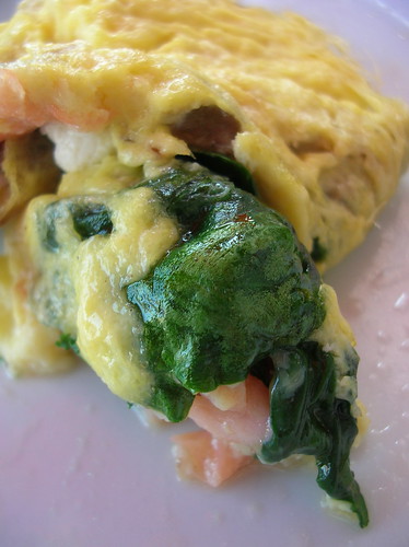 spinach omelette at Madame Matisse